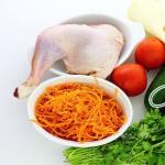 조리법: 집에서 만드는 Shawarma - 닭고기, 한국산 당근, 토마토, 그린 샐러드 포함
