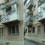 Sporti dhe jeta: ku të parkoni një biçikletë në një apartament të vogël Ku të parkoni një biçikletë në një apartament