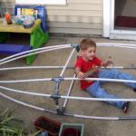 Do-it-yourself PVC pipe boat: photo, video