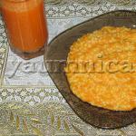How to cook millet porridge with pumpkin in water