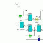 DIY hidden wiring detector, manufacturing diagram and design options Electrical wiring detector on two digital chips