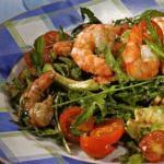 Salata s rukolom i škampima - šik jelo