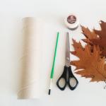 Children's crafts autumn - do it yourself DIY autumn tree for children