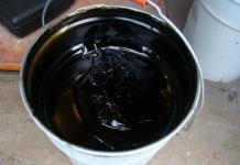 Bitumen mastics (recipe and description) How to make mastic from bitumen