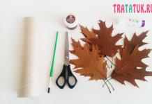 Detské remeslá jeseň - urobte si sami DIY jesenný strom pre deti