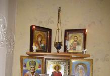 Where and how to hang an icon correctly in an apartment, house, on which side, in which corner: rules for placing icons in an apartment, house according to Orthodox laws