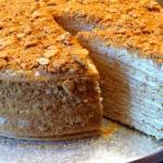 Medový koláč - krok za krokom recept s fotografiami