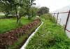 How to make a drainage ditch along the fence