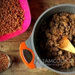 Ricetta per cucinare il grano saraceno in padella con carne macinata