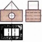 Practical and graphic work on drawing b) Simple sections