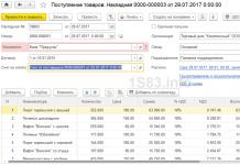 Accounting for goods in non-operational retail (by warehouse type NTT)