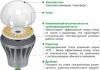 LED LED lamps: description, advantages and disadvantages Type of base and presence of a radiator