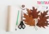 Detské remeslá jeseň - urobte si sami DIY jesenný strom pre deti