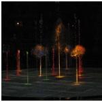 Light and music fountain Features of control of light and music fountains