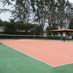 Tennis equipment Tennis courts with ContinentalClaySLsport coating (tennisit)