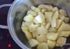 Dreka turistike në kuzhinën e shtëpisë - patate me mish të zier