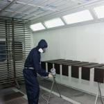 Kabine za bojanje suhim filterom i vodenom zavjesom, čiste prostorije za proizvodnju namještaja Tehnologija kabine za bojanje namještaja