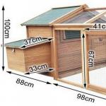 We build a chicken coop for broilers in the country for the summer period Equip a chicken coop in the country