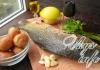Рыба, запеченная в духовке с картошкой по-русски