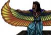 What myths are associated with the goddess Isis