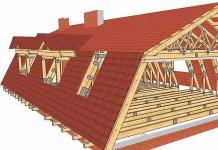 Sistemi i mahijeve të çatisë Mansard, projektimi dhe llogaritja